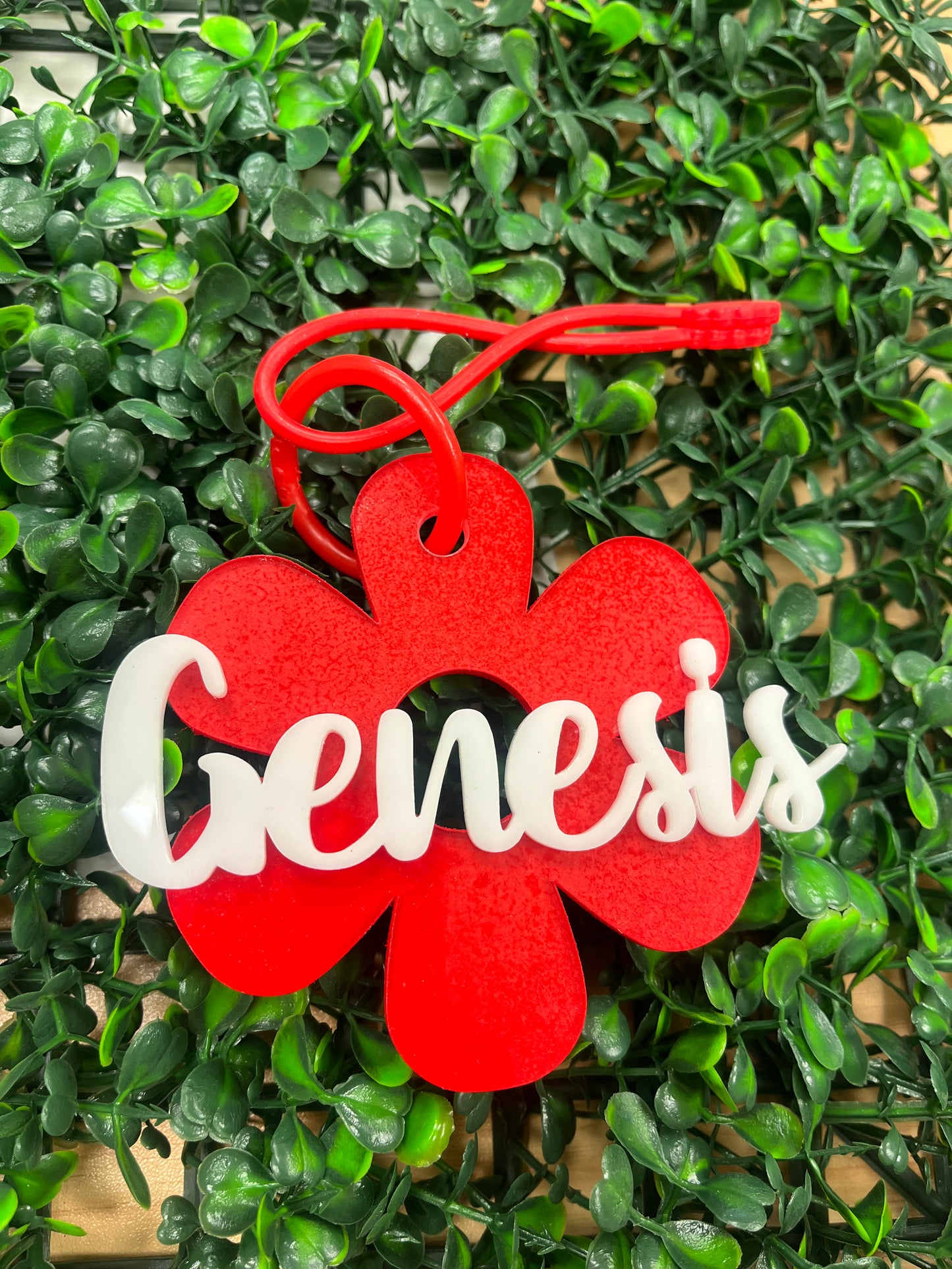 Acrylic bags tags