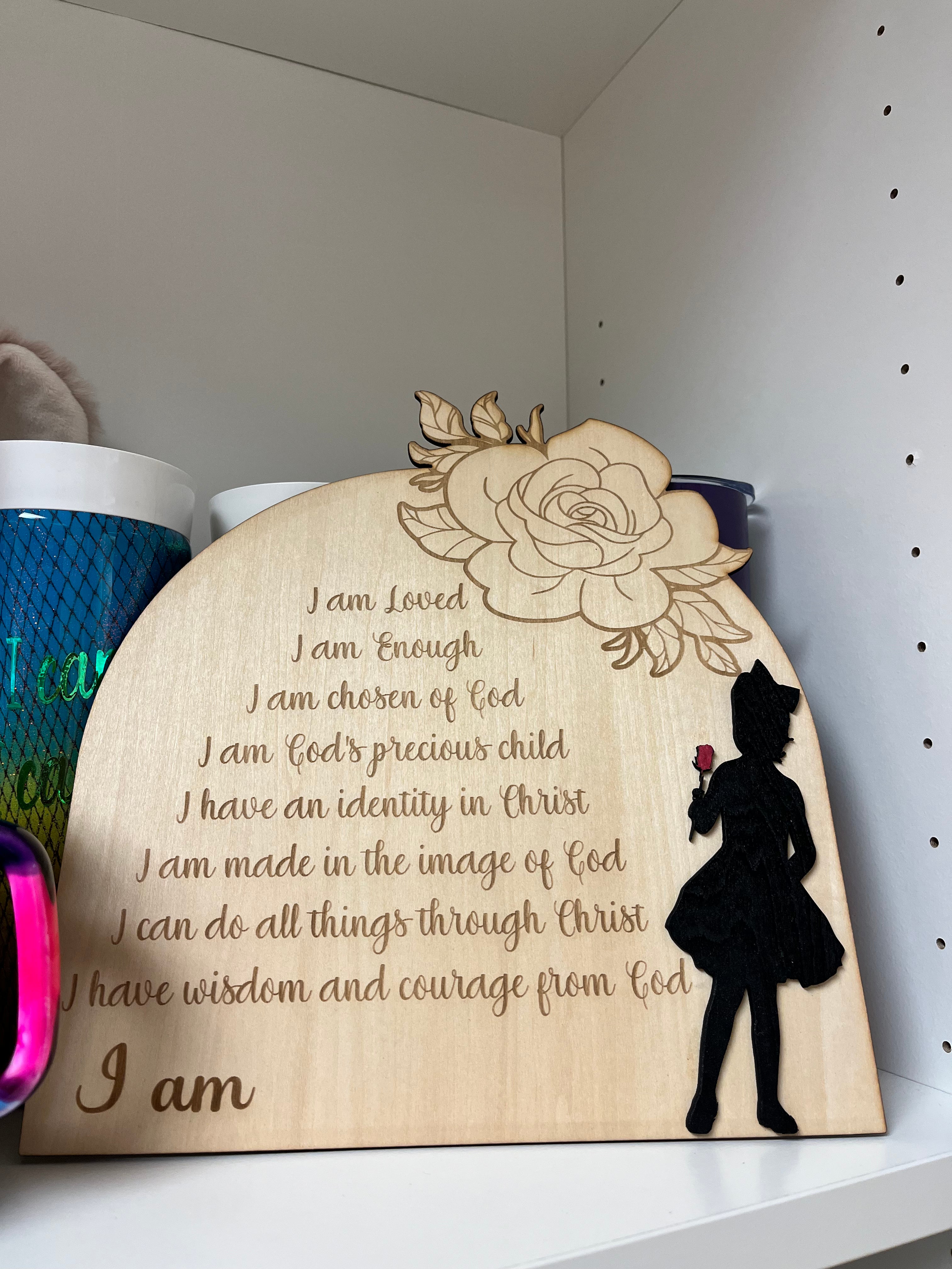 Personalized Affirmations sign
