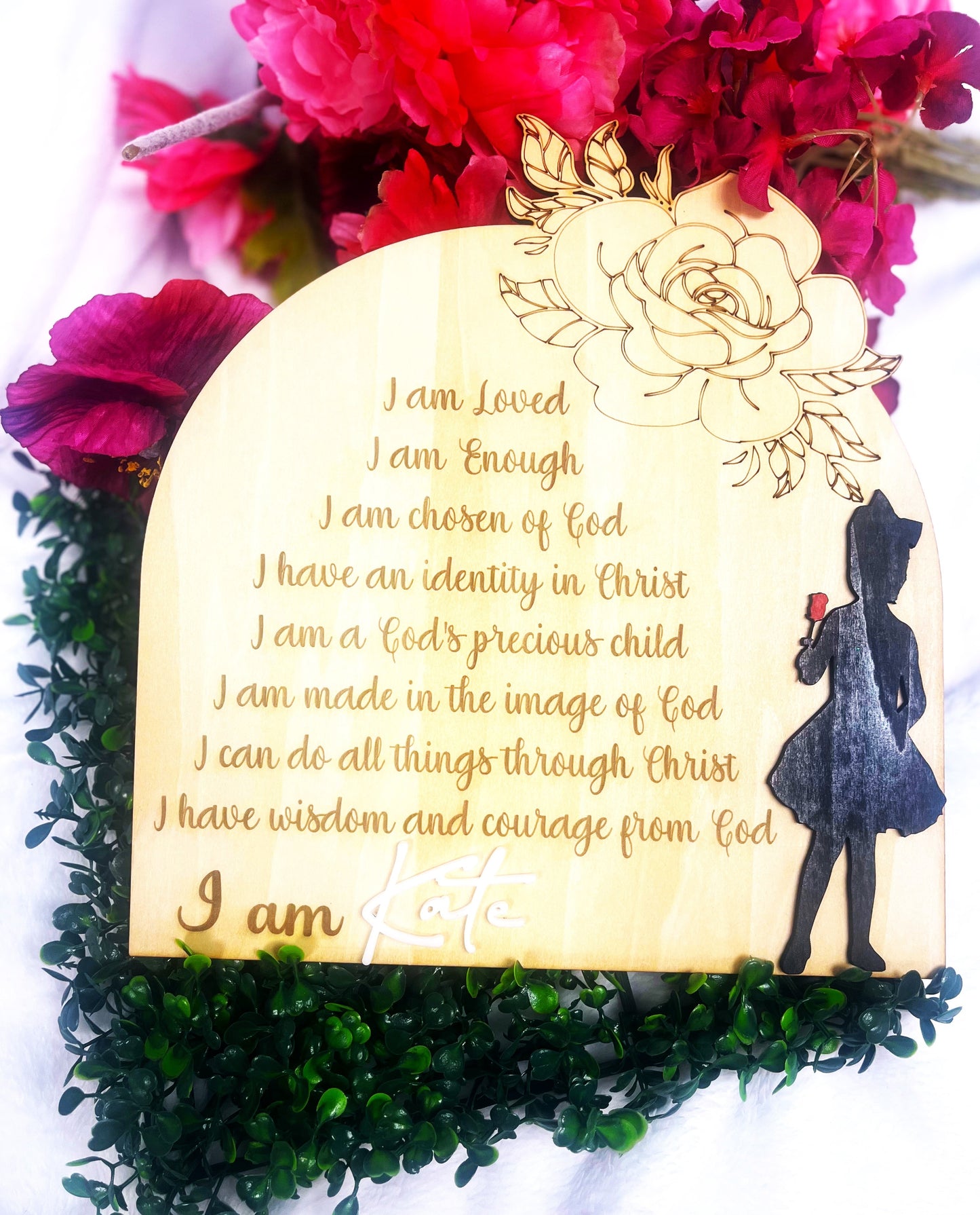 Personalized Affirmations sign