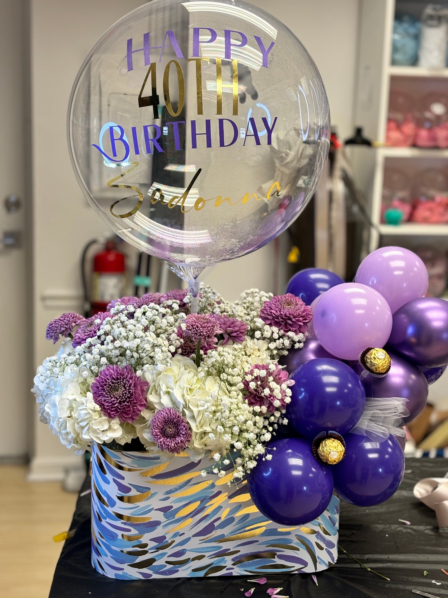 Flower Balloon Bouquet